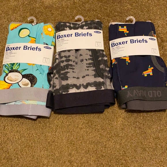 NWT 3 pairs Size XXL Old Navy boxer briefs - Picture 1 of 4